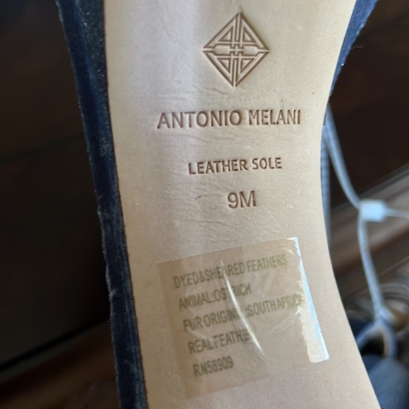 Antonio Melani Janie Velvet Platform Dress Sandals - Picture 11 of 12